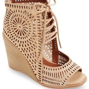Jeffery Campbell Lace Up Wedge Sandal